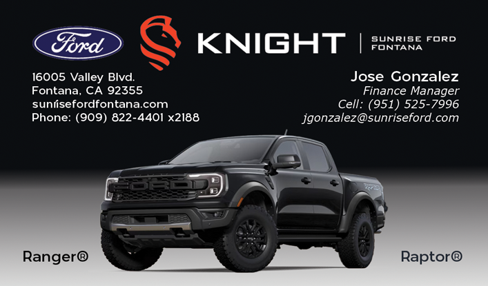 Business Print Essentials — sunrise_ford_business_card