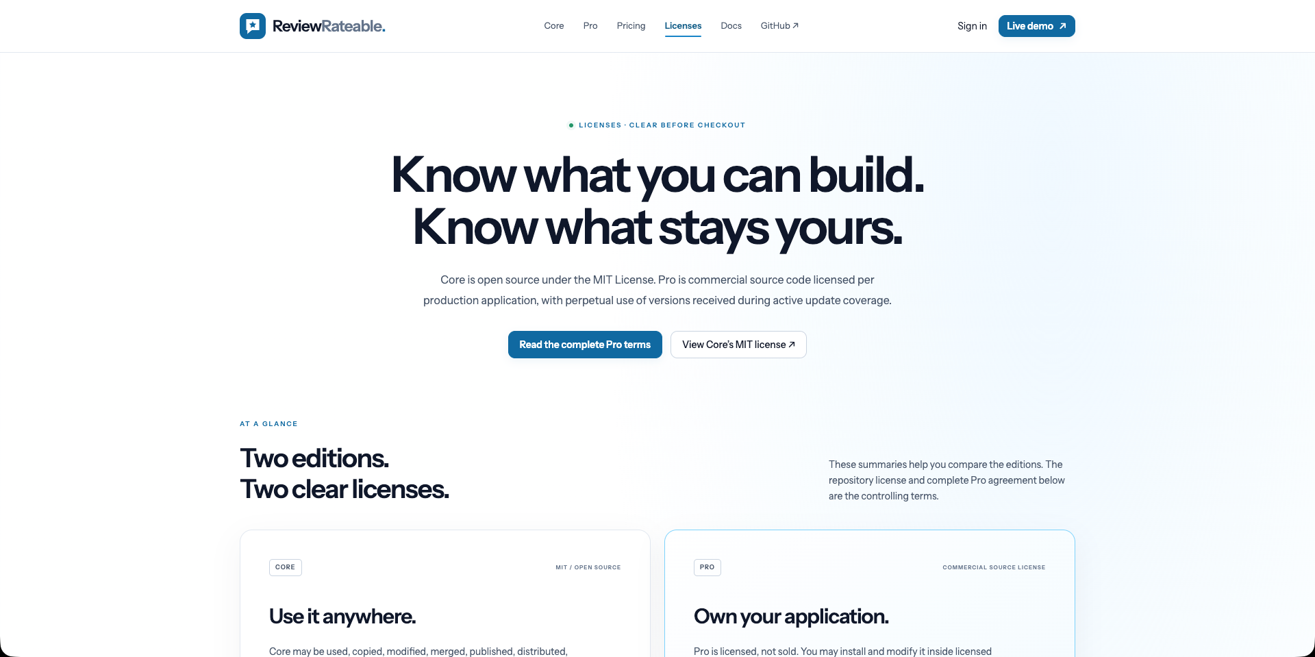 ReviewRateable — licenses_page